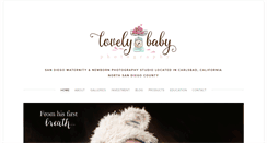 Desktop Screenshot of lovelybabyphotography.com